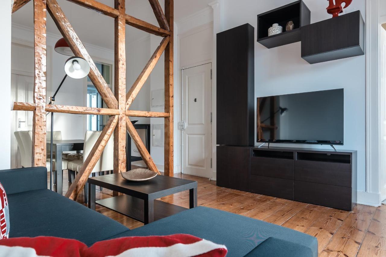 Elegant 3 Bedroom Flat With View In Principe Real Lisboa Kültér fotó